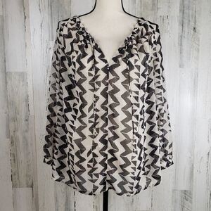Lucky Brand Boho Tunic Top Sz Medium